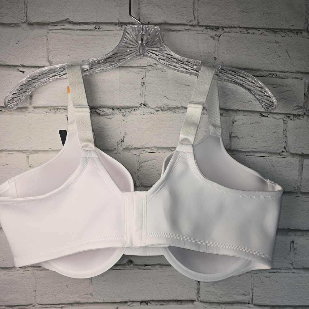 VANITY FAIR FULL FIGURE BEAUTY BACK SMOOTHING UNDERWIRE BRA WHITE NWT 44DD - Picture 3 of 5